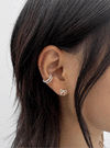(SILVER 925) Dejule Layered Mini Ear Cuff