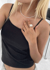(SILVER 925) Sloky Bold Circle Open Ring