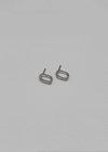 (SILVER 925)Natsy Square Earrings