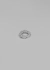(silver 925) Rummin Twist Mini Ball Banding Ring