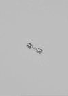 (SILVER 925) Tooth Barbell Piercing