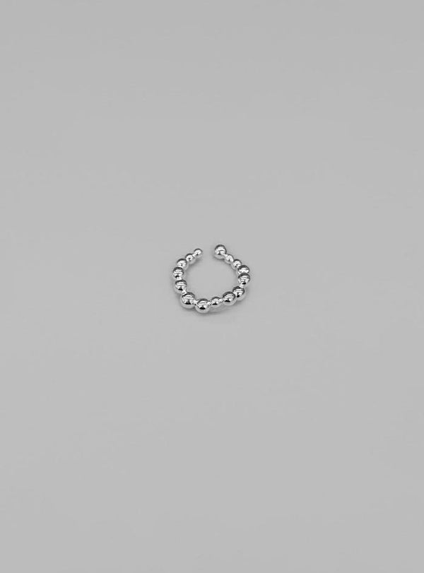 (SILVER 925) Decurom Silver Ball Open Ring