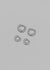 (SILVER 925)Peace Minimal Ring Earrings