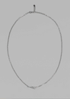 (SILVER 925) Sisring Hook Necklace