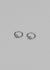 (SILVER 925) Faceted Mini Ball Ring Earring