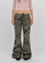 Relting Camo Low-waist Bootcut Pants