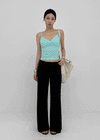 Riviera Dot Lace Sleeveless (Built-in Cap)