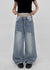 Etman Bijou Wide Denim Pants