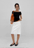 Lutens Punching Midi Skirt