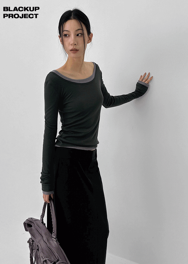 [MADE] Áo thun dài tay Uniqlo không lưng bằng Tencel mỏng manh