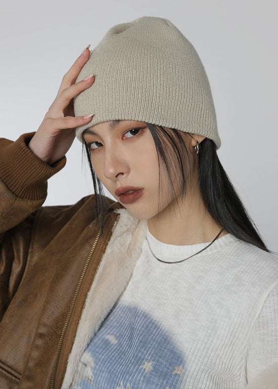 chiiiibag ビーニー　ベージュ Thuy Basic Short Beanie – BLACKUP