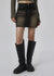 Tinket washed denim miniskirt