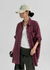 (UNISEX) Zenshell Roll-up Loose Fit Short Sleeve Check Shirt
