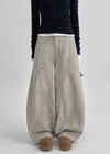 (UNISEX) Trankie Carpenter Balloon Wide Cotton Pants