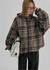 (UNISEX) Ryuking 2-Way Check Windbreaker Jumper