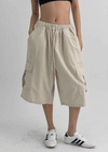 (UNISEX) Zombie Banding Cargo Bermuda Shorts