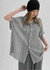 (UNISEX) Dalpo Seersucker Short Sleeve Check Shirt
