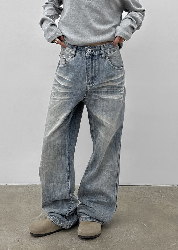 (UNISEX) Roden Vintage Slub Denim Pants
