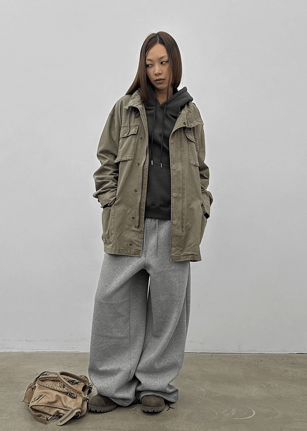 (UNISEX) Flynn Vintage Two-Way Field Jacket