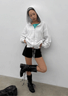(UNISEX) Vibe Loose Fit Two-Way Zip-Up Hoodie