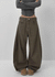 (UNISEX) Lintus Cotton Wide Balloon Pants