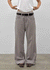 (UNISEX) Tab Semi-Bootcut Wide Pants