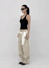 (UNISEX) Jade Washed Cargo Pants
