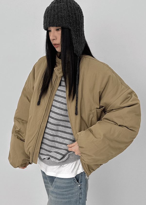 (UNISEX) Russian High-neck Short Padding