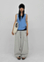 (UNISEX) Whittle Nylon Cut-out Wide Elastic Pants