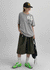 (UNISEX) Canview Nylon Curve Bermuda Banding Pants