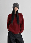 (UNISEX) Mohavi Round Wool Knit