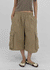 (UNISEX) Cupy Linen-like Cargo Bermuda Shorts