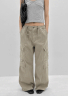(UNISEX) Zult Pigment Wide Cargo Pants