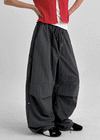 (UNISEX) Royal Nylon Rivet Carpenter Wide Two-way Pants