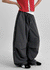 (UNISEX) Royal Nylon Rivet Carpenter Wide Two-way Pants