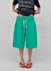 (UNISEX) Webs Bermuda Elastic Pants