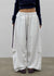 (UNISEX) Absorb Wide Elastic String Pants