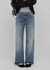 Skullk Low-waisted Denim Pants
