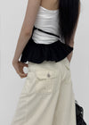 [MADE] Rolly Back-Pocket Summer Wide Cotton Pants