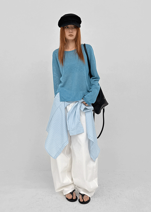 Sheld Summer Round Knit