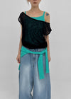 [MADE] Pruisi Summer Boat Neck Knit Top