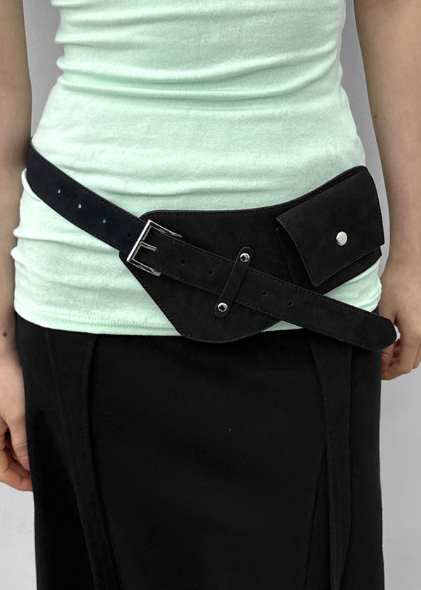 Cresel Layered Suede Belt Bag