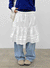Paoki Flare Banding Midi Skirt