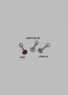 (SILVER 925) Robang Mini Colored Cubic Piercing