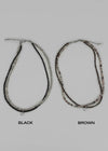 Eturned Beads Layered Necklace