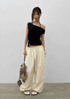 Crude Nylon String Pants