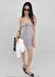 Kyakgu Rose Jacquard Silk Mini Dress