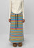 Curie Stripe Fleece Banding Long Skirt