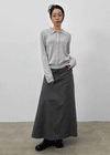 Viewf Flare Long Skirt (belt Set)