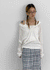 Summer King Summer See-through Off-shoulder Hoodie